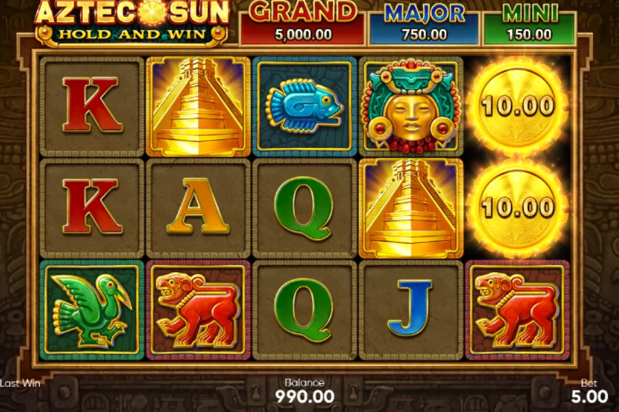 Aztec Sun Hold and Win slot